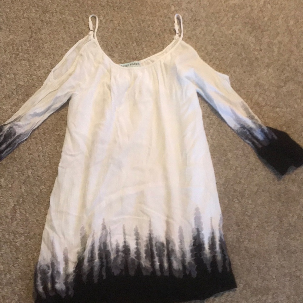 Cold shoulder almost famous dress